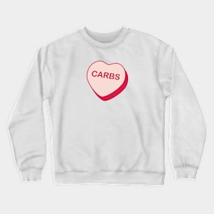 Carbs Candy Heart Crewneck Sweatshirt